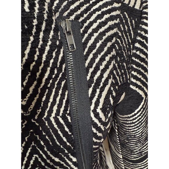 VTG Artsy Desigual We love Womens 40 Patchwork Tapestry Trench Coat Jacket Retro - Picture 16 of 16